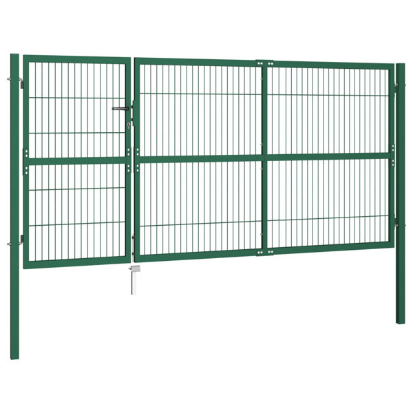 Garten Living 350 cm x 140 cm BradleyMetalltür Wayfair.de